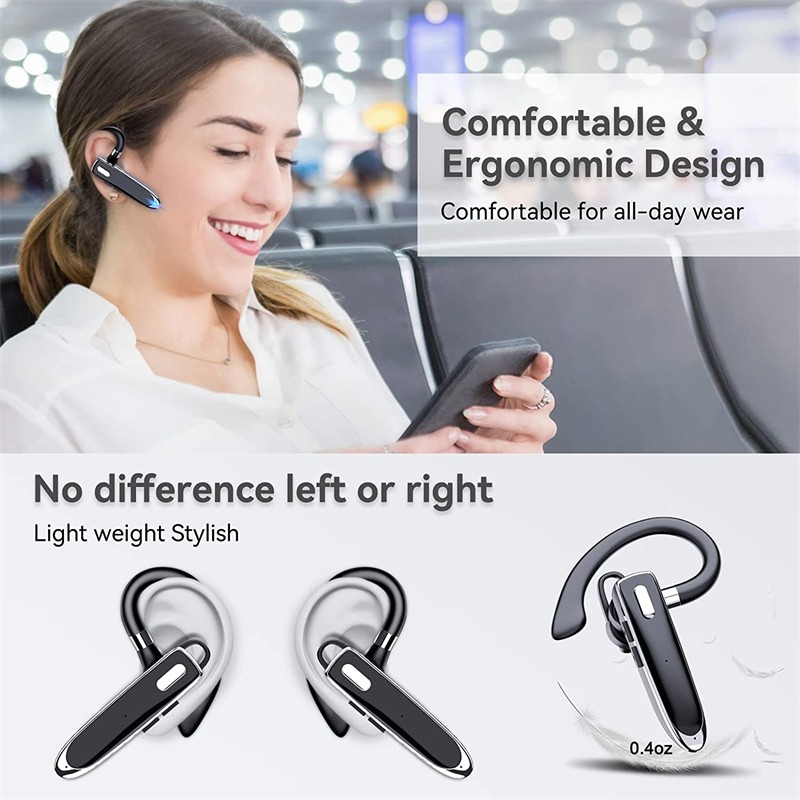 Wireless Bluetooth Headset Ear-mounted Digital Display Waterproof And Noise Reduction - Image 3