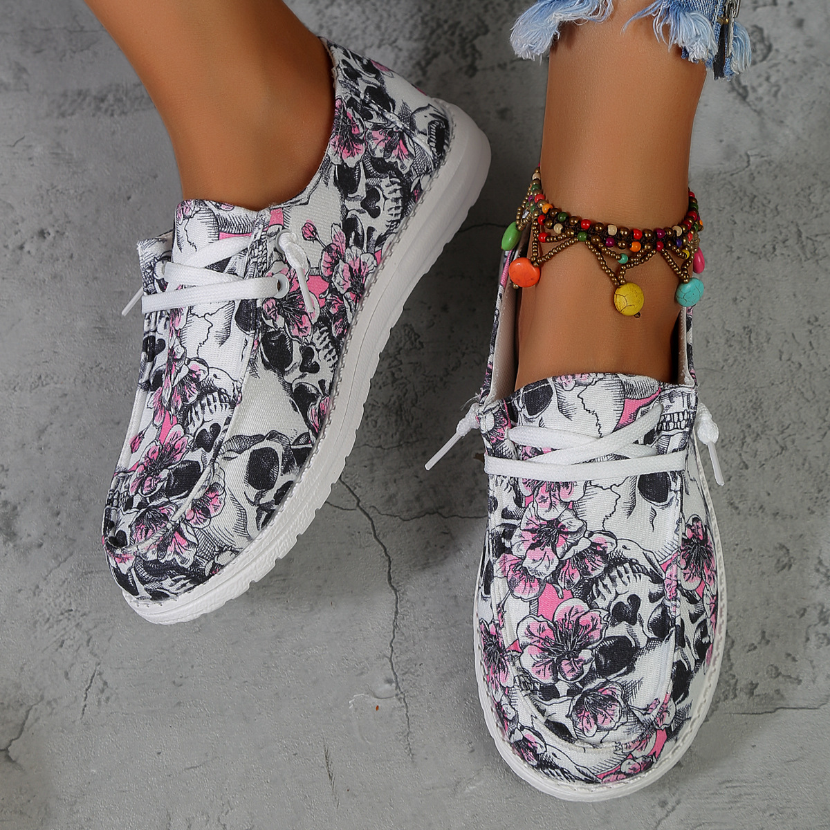 Women's Leisure Thin Shoes Temu Elegant Flower Style Light And Comfortable - Image 9