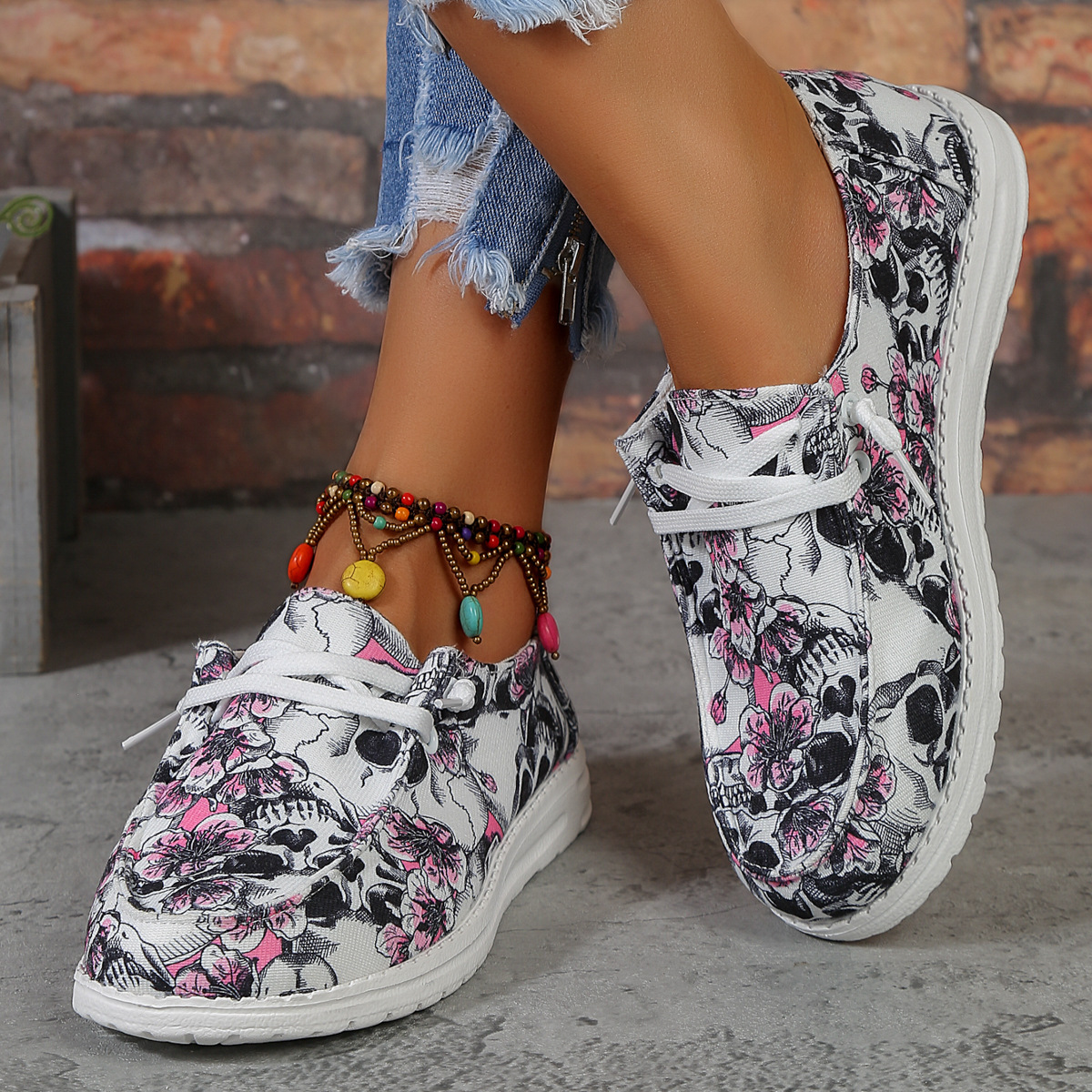 Women's Leisure Thin Shoes Temu Elegant Flower Style Light And Comfortable - Image 4