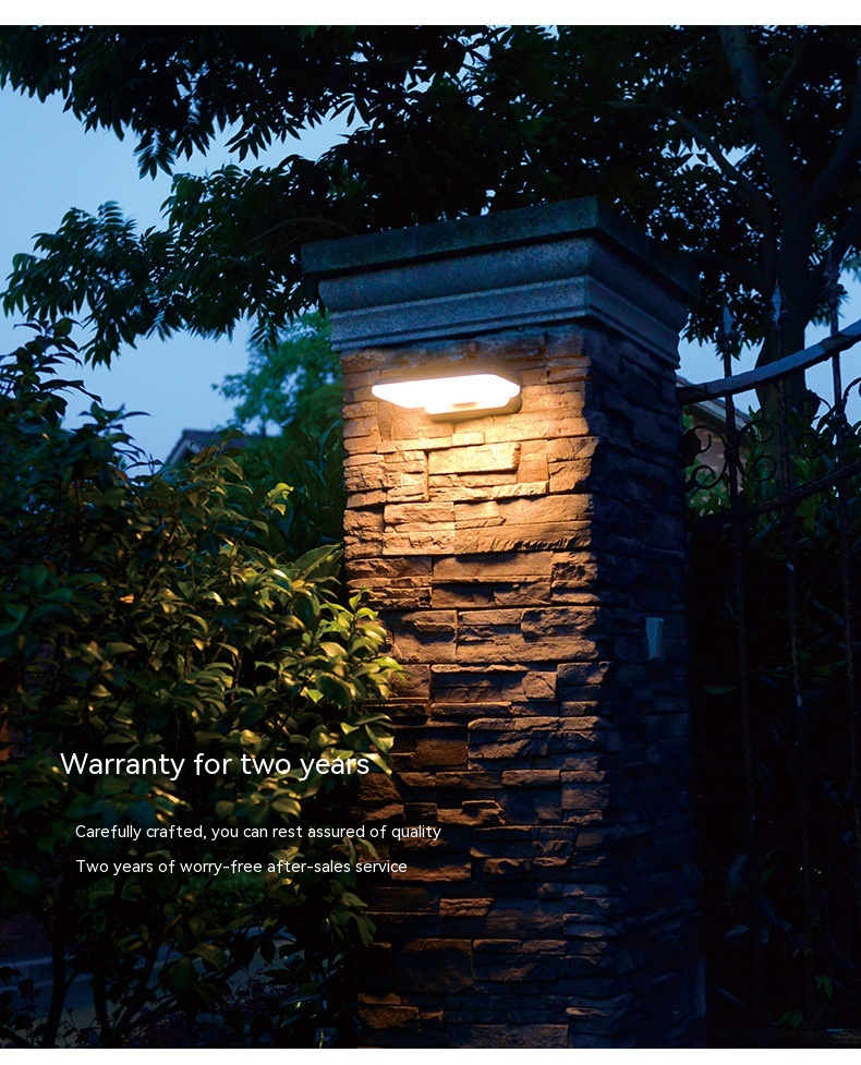 Nordic Solar Infrared Sensing Outdoor Waterproof Wall Lamp - Image 2