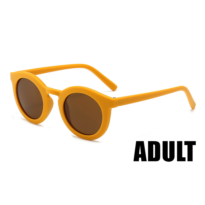 Parent-Child Retro Danish Frosted UV400 Children’s Trendy Glasses Sunglasses