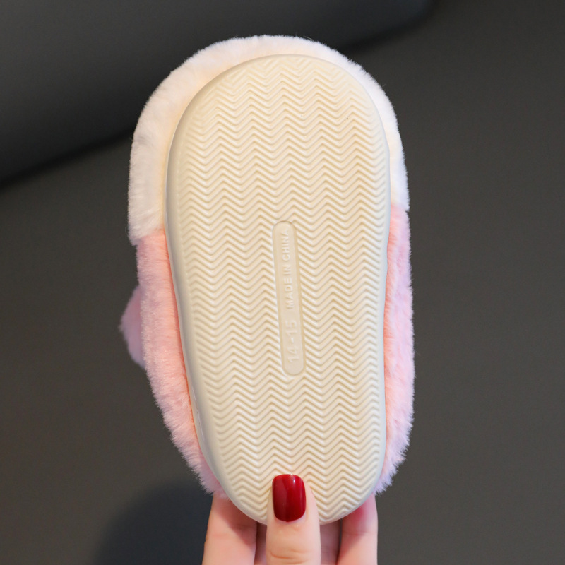 Winter Children Warm Non-slip Cotton Slippers — foto 11