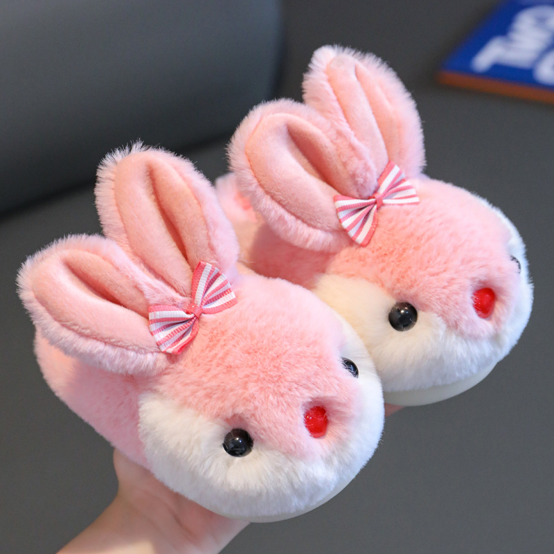 Winter Children Warm Non-slip Cotton Slippers — foto 4