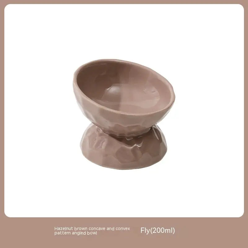 Ceramic High Leg Cervical Support Oblique Bowl