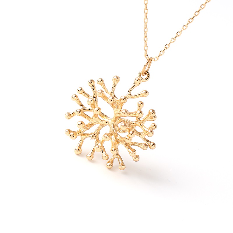 Personalized And Mori 18K Gilded Simple Branch Necklace For Women