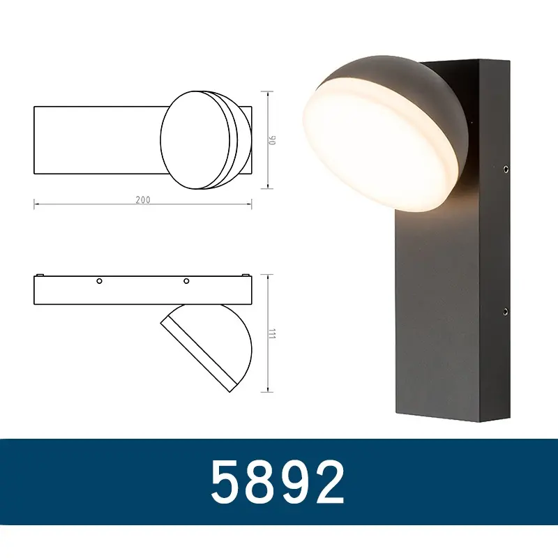 Courtyard Decoration Balcony Exterior Wall Outdoor Lighting
