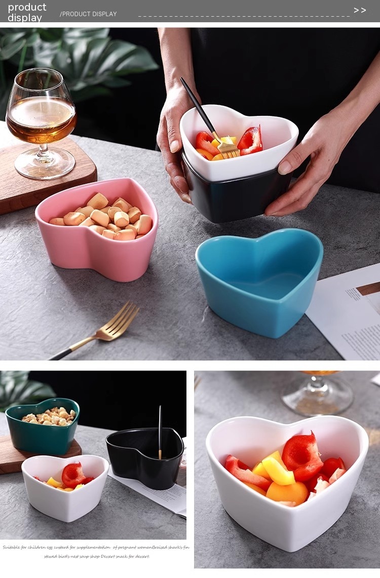 Title 2, Nordic Heart-shaped Bowl, Heart Shaped Bowl, Ir...