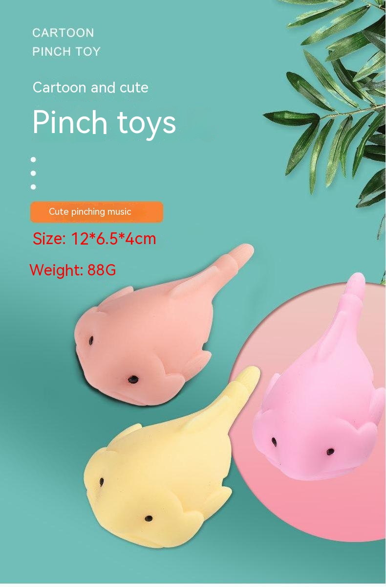 Title 2, Cute Colorful Big Ugly Fish Squeeze Toys