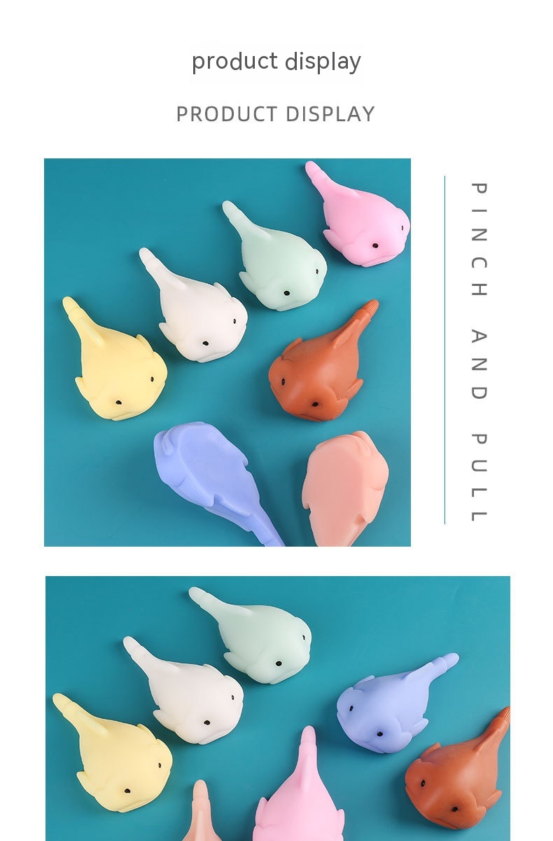 Title 3, Cute Colorful Big Ugly Fish Squeeze Toys