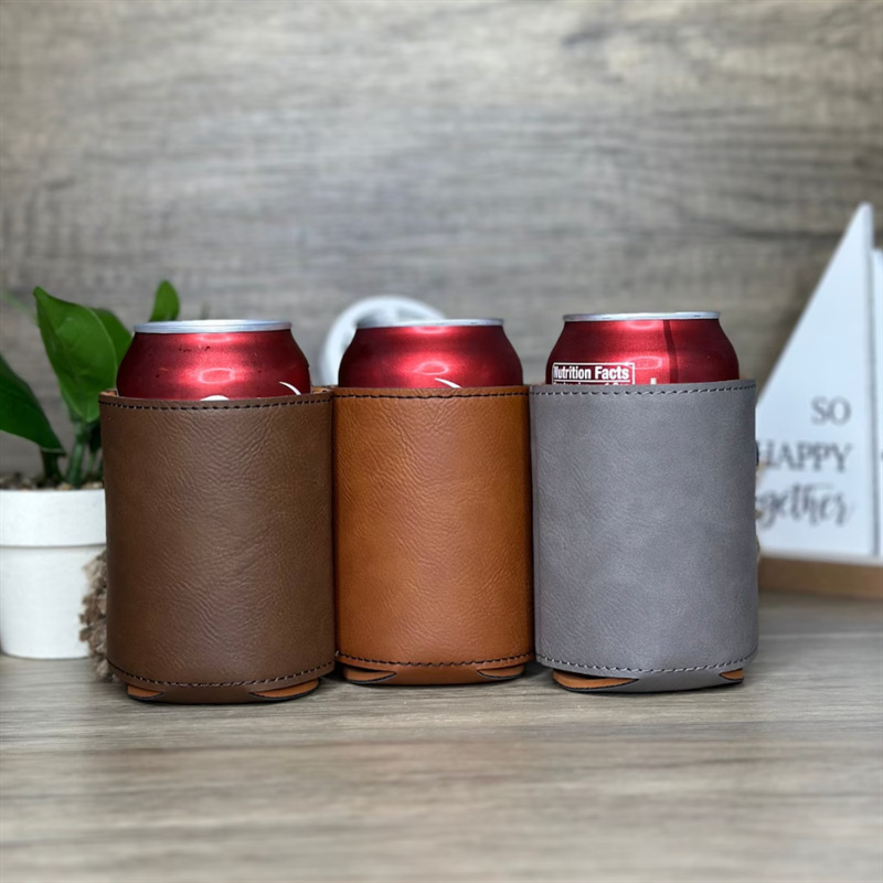 Title 4, Beer Bottle Leather Outdoor Drinks Beverage Cup...