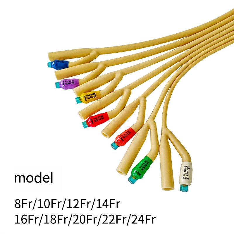 Title 2, Disposable Latex Catheter Double-cavity Elderly...