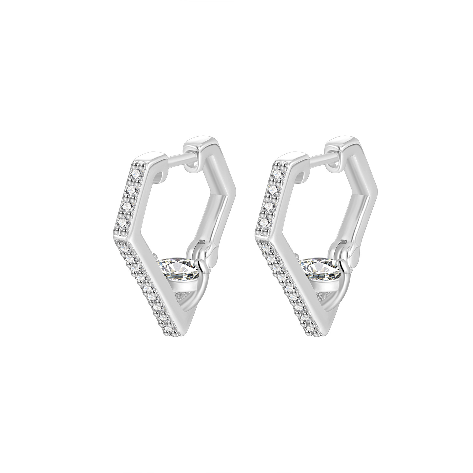 Title 3, Korean Accessories Diamond Ear Clip Minimalist ...