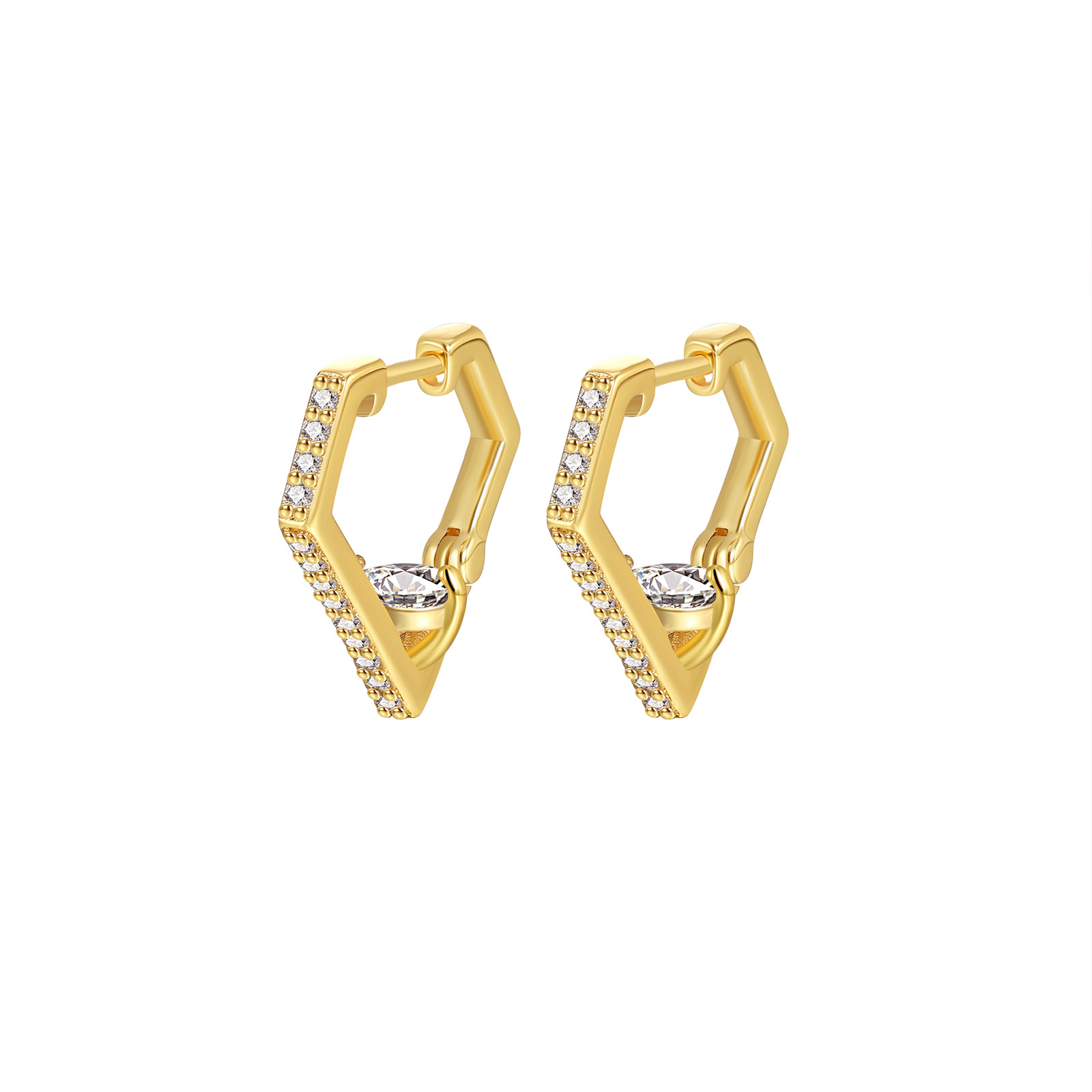 Title 10, Korean Accessories Diamond Ear Clip Minimalist ...