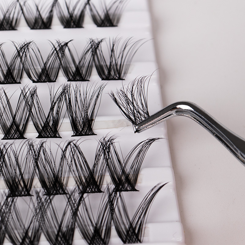 Hot Melt Individual Segmented False Eyelashes Double-headed — view 6