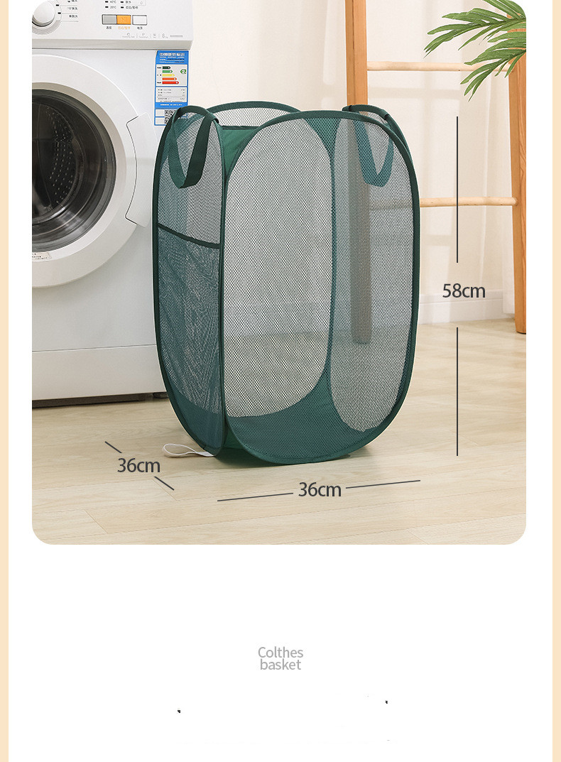 Upgraded Portable Laundry Folding Linen Large Hollow Toy Storage Household Basket