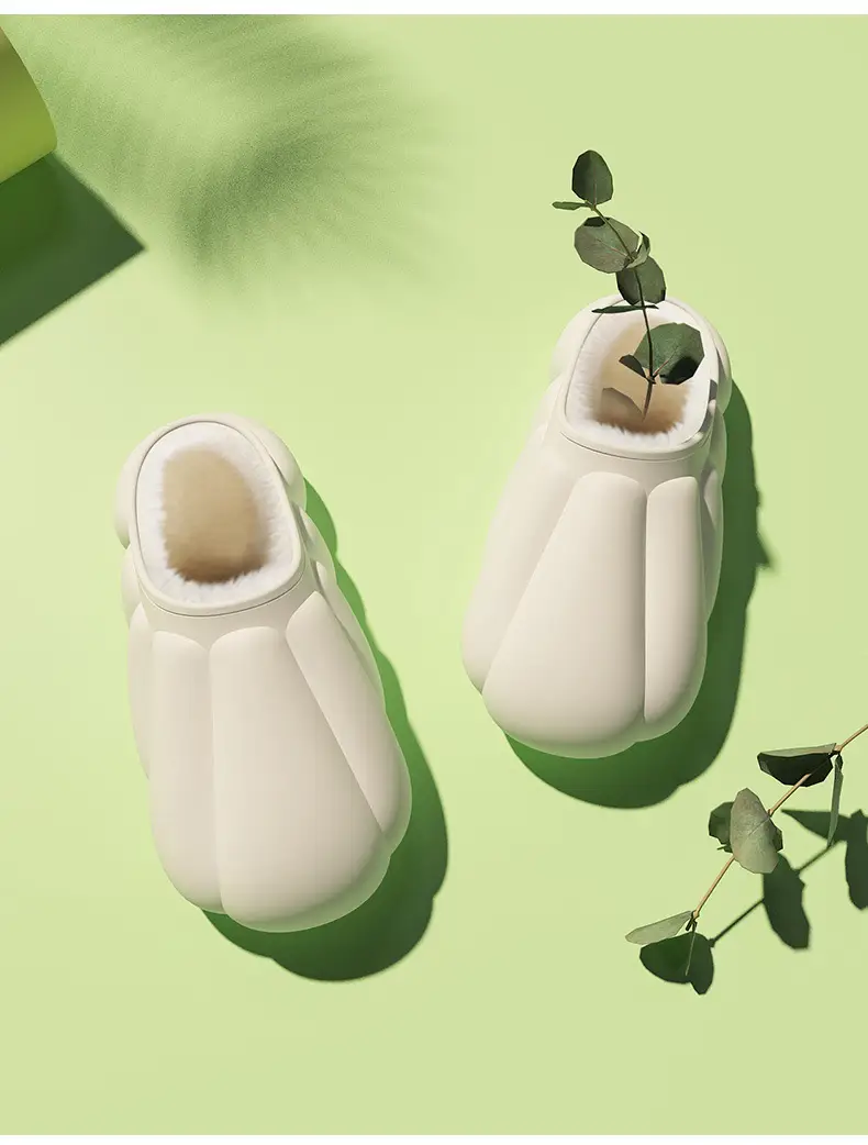 Couple Personality Baotou Pumpkin Cotton Slippers