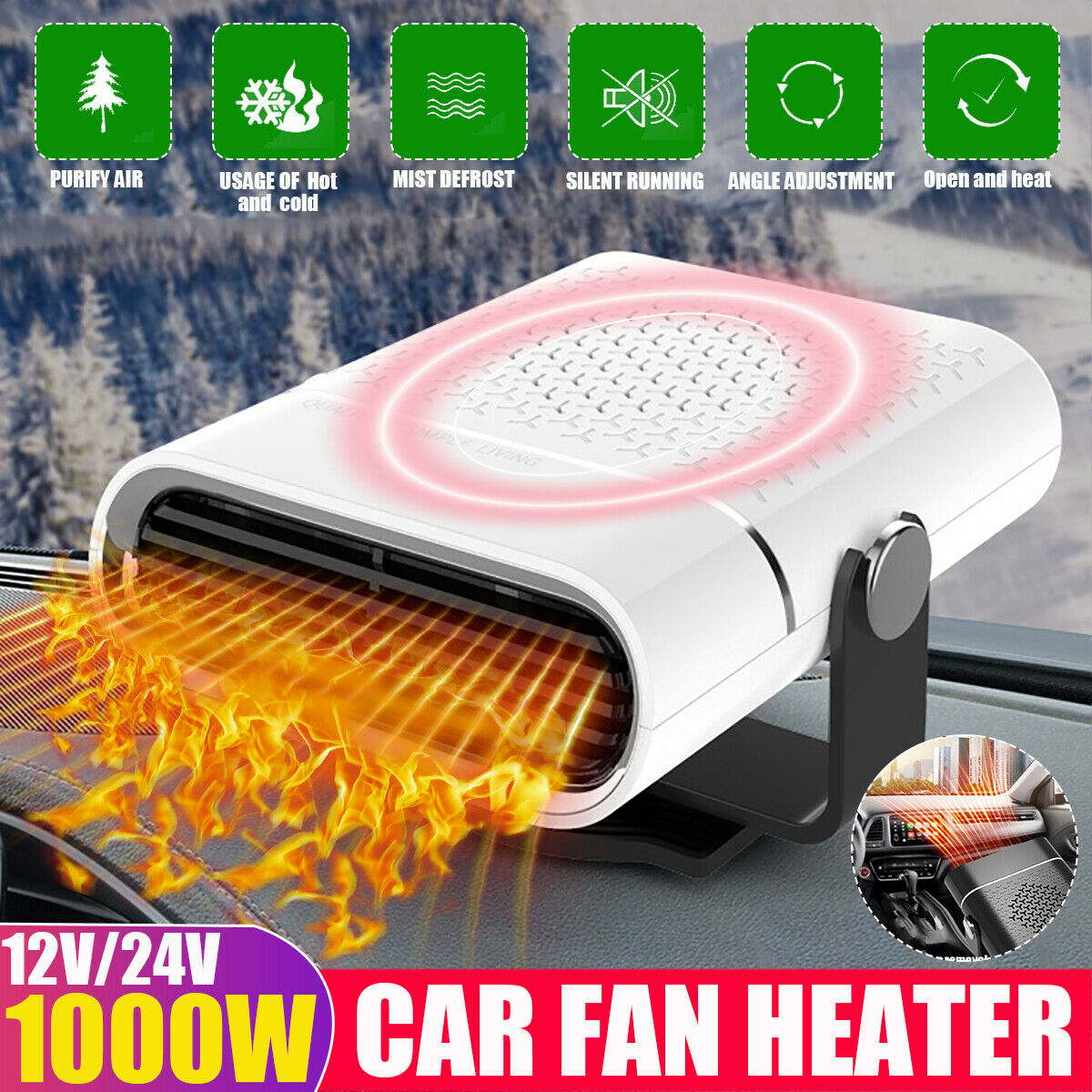 Car Fan Heater