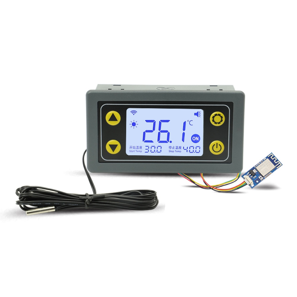 WIFI Remote Temperature Controller Digital Display Intelligent Automatic Temperature Controller With Probe SA10