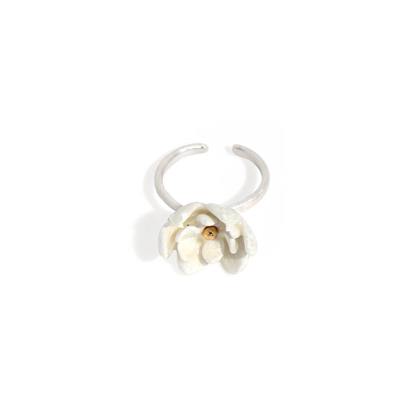 Women's Fashion Retro Art Fresh Magnolia Ring