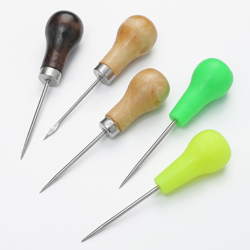 Title 1, Color Plastic Handle Awl Handmade Diy Leather P...