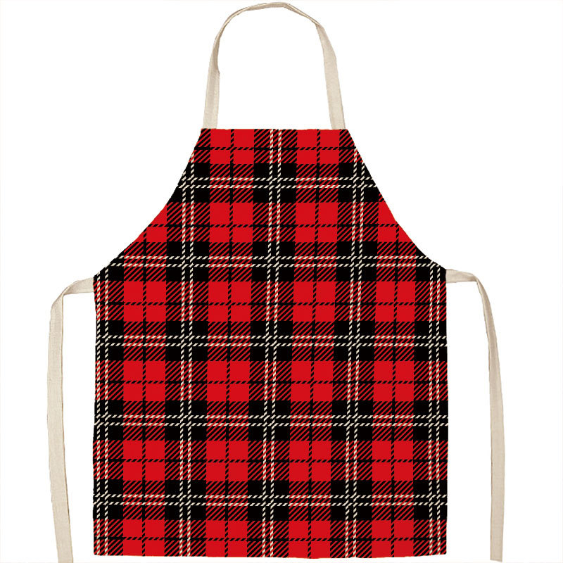 Title 11, Christmas Apron Linen Oil-proof Anti-fouling Gi...