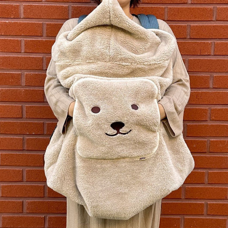 Trolley Windproof Cover Blanket Strap Thickened Cape Quilt - Image 4