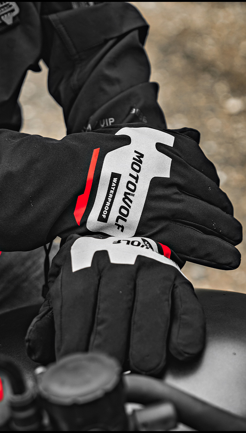 Cycling Gloves Touch Screen Gloves Waterproof Cover - Image 2