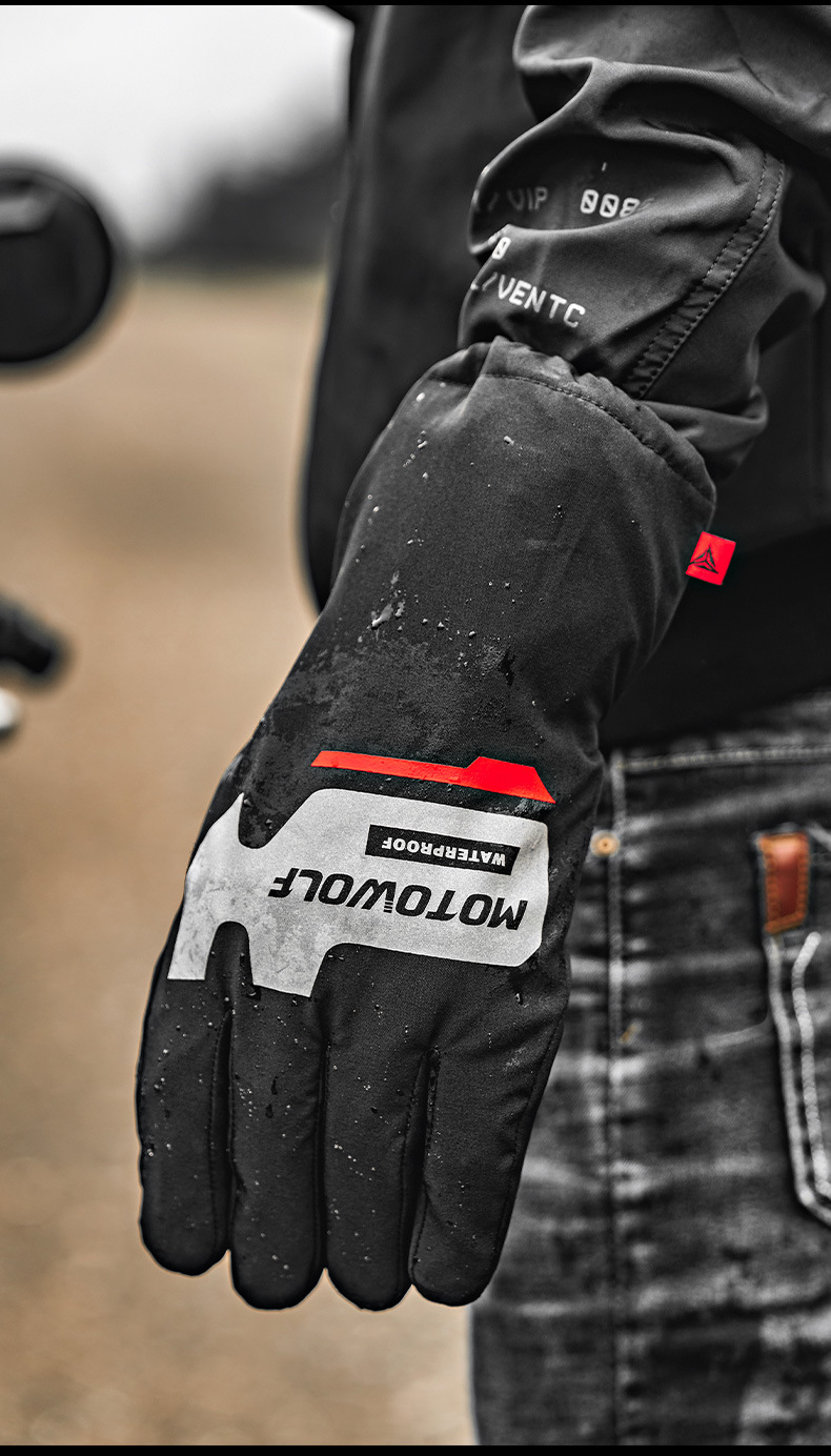 Cycling Gloves Touch Screen Gloves Waterproof Cover - Image 11