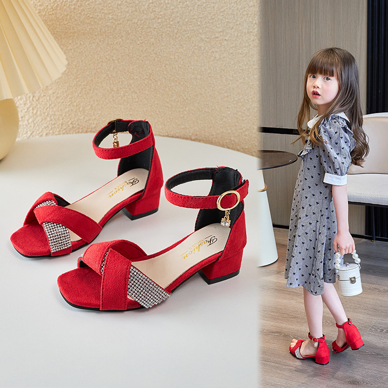 Summer Rhinestone Sandals For Girls — foto 10
