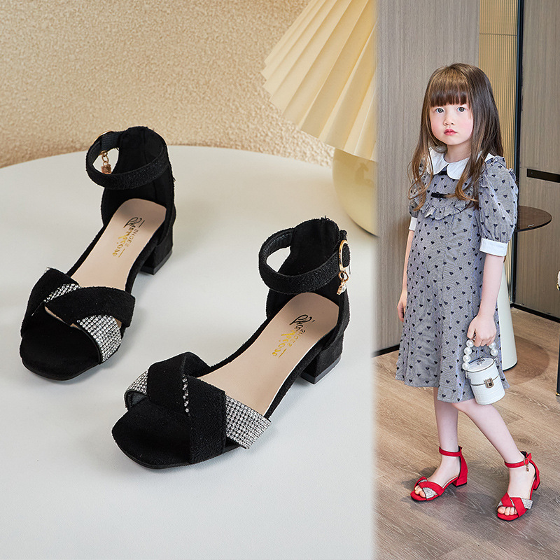Summer Rhinestone Sandals For Girls — foto 2