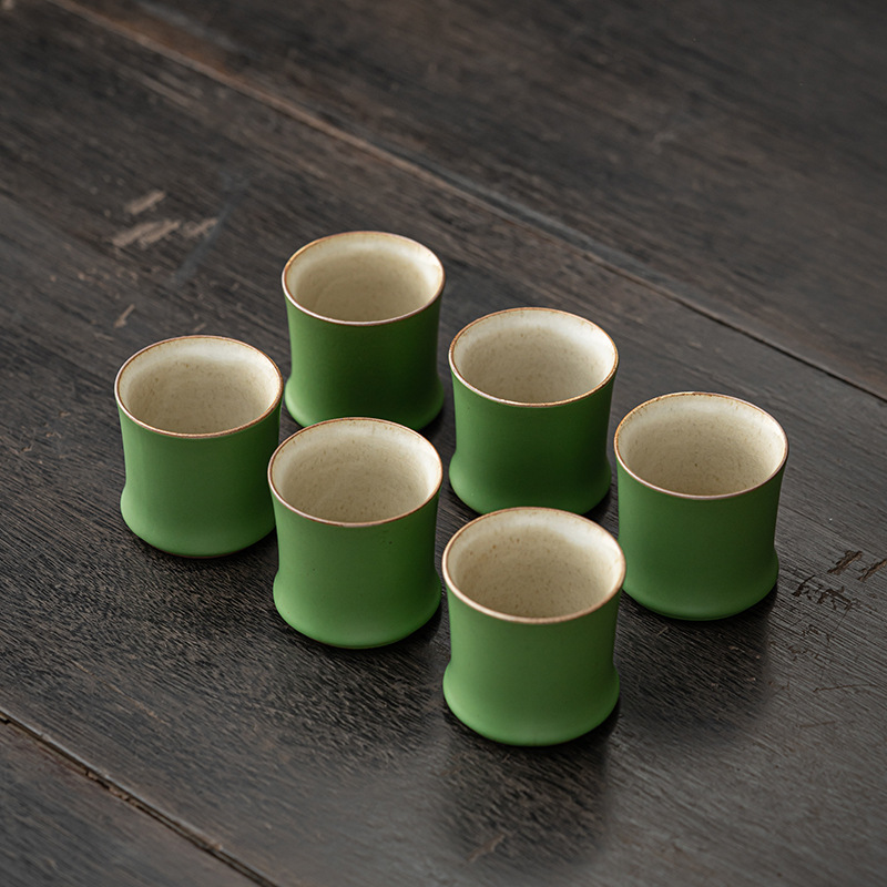 Title 2, Ceramic Bamboo Green Bamboo Tea Household Lands...