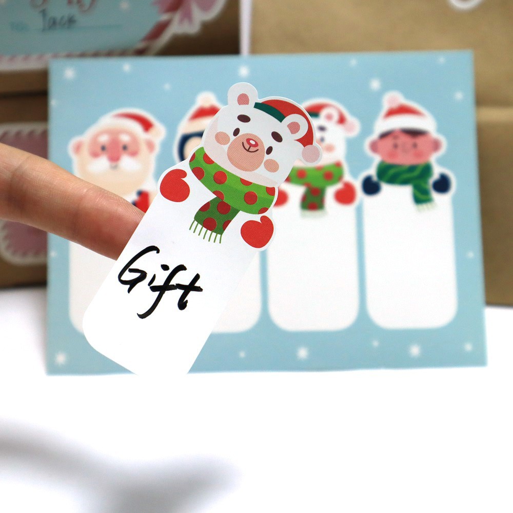 Title 2, 4 Irregular Christmas Stickers