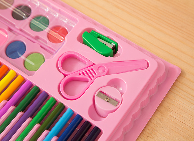 Special Offer 86-piece Children’s Painting Kit Student Drawing School Supplies Stationery Set Gift Box