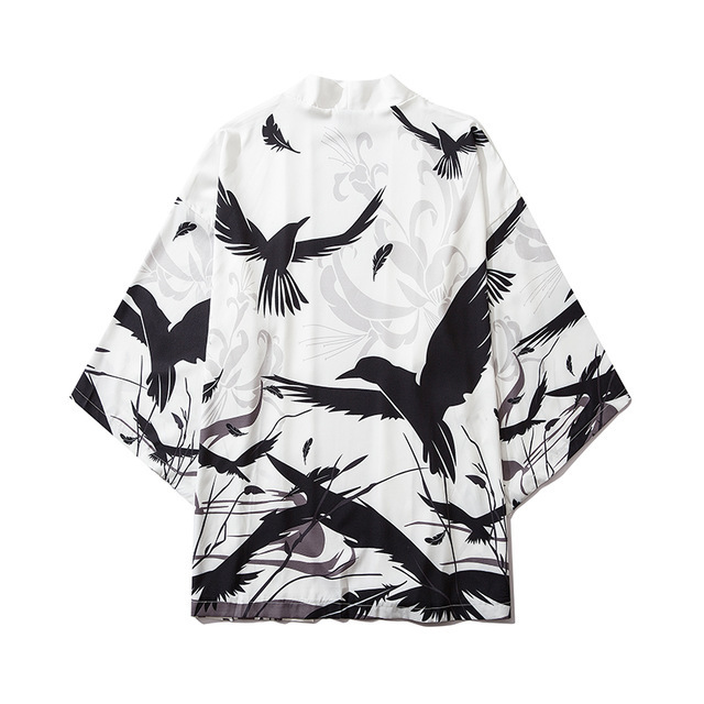 Title 10, National Style Creative Kimono Cloak Printed Ca...