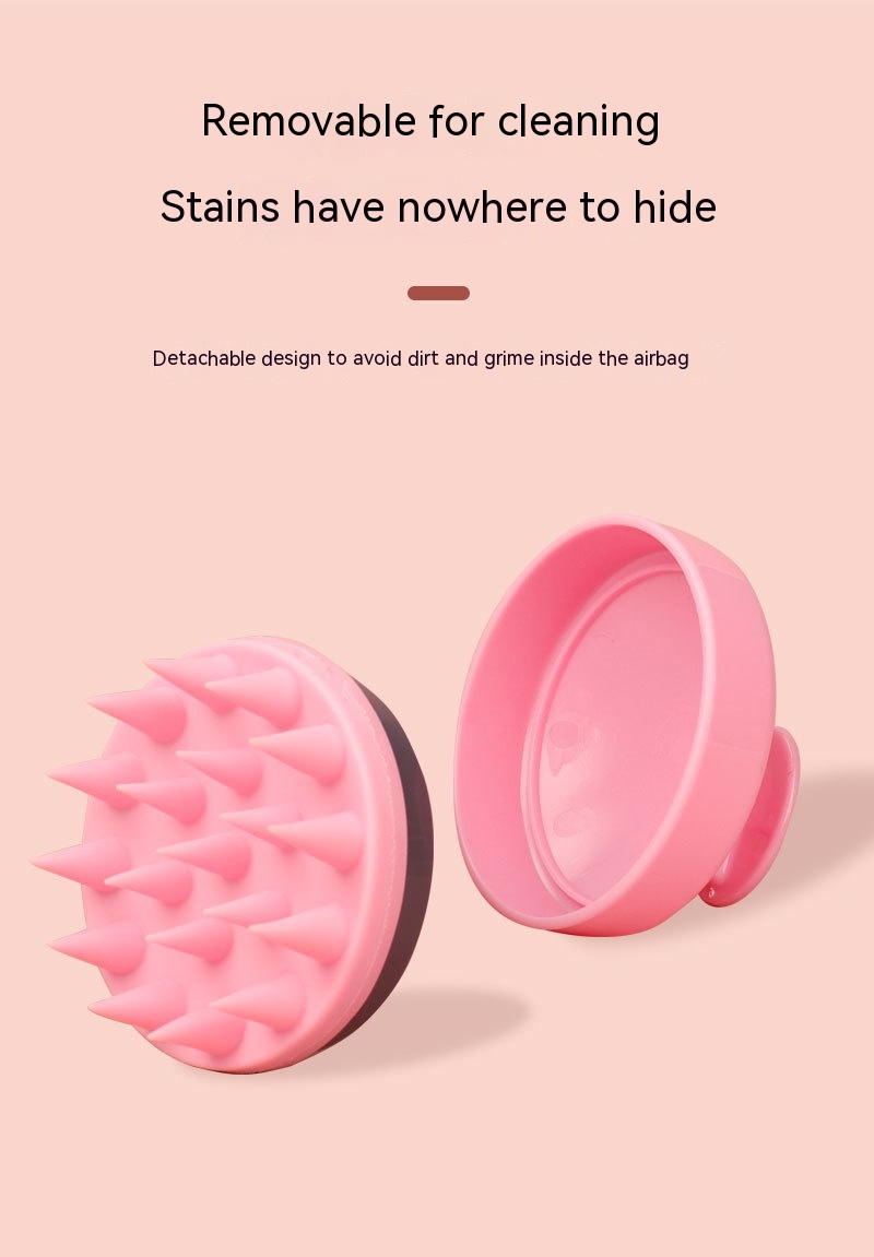 Silicone Shampoo Brush Scalp Meridian Massage Brush Hair Washing Artifact Anti-dandruf And Relieve Itching Home Hair Salon Adult Head Scratching Tool