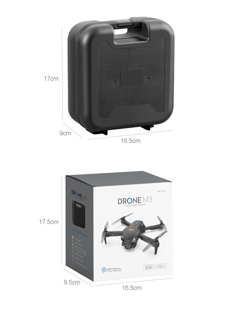 M3 Optical Flow Positioning UAV Three-camera HD Aerial Photography Folding