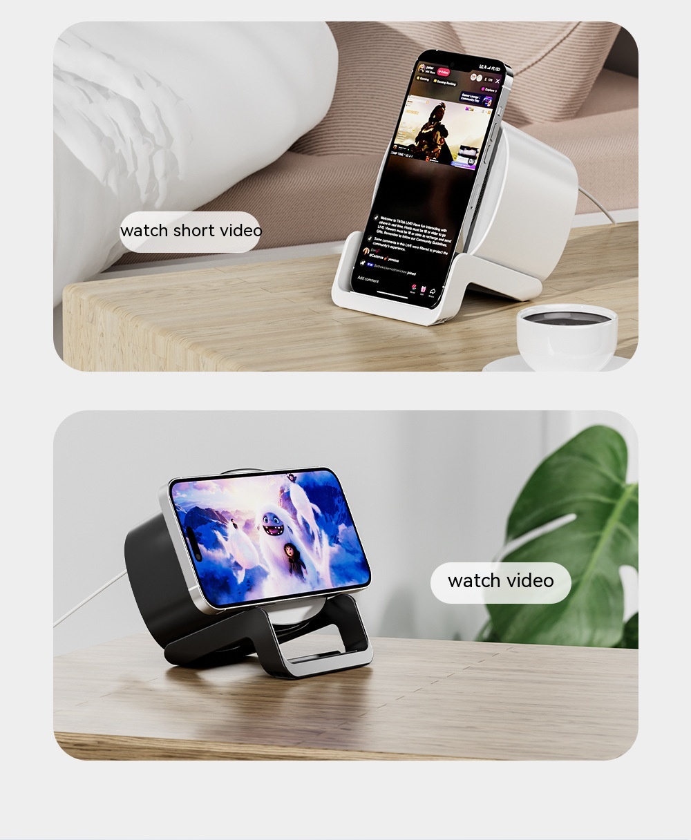 Four-in-one Mobile Phone Holder Wireless Charger Bluetooth Audio