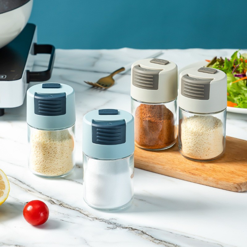 Title 1, Press Type Quantitative 05g Glass Seasoning Bottle