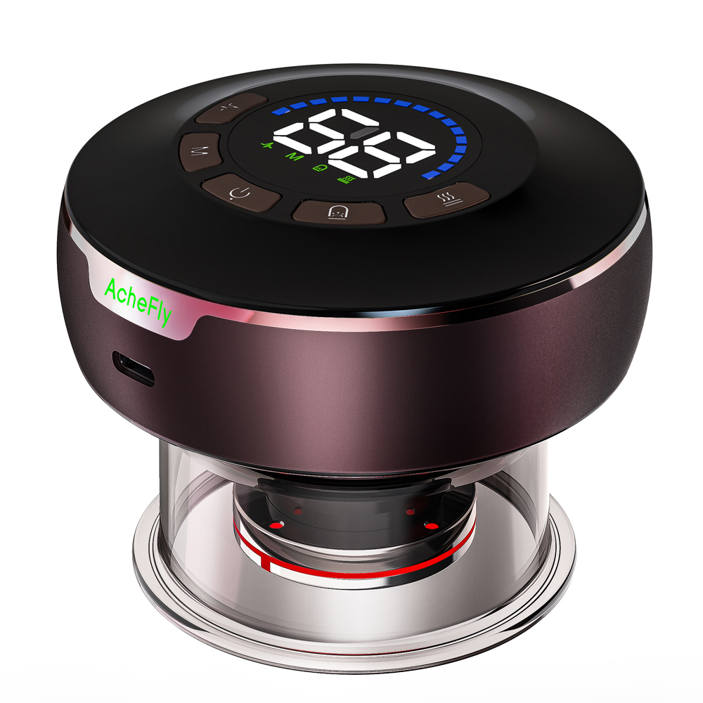 AcheFly перезаряжаемый маленький многофункциональный электрический скребковый массажер Гуаша физиотерапевтическое оборудование для лица Smart Chpping