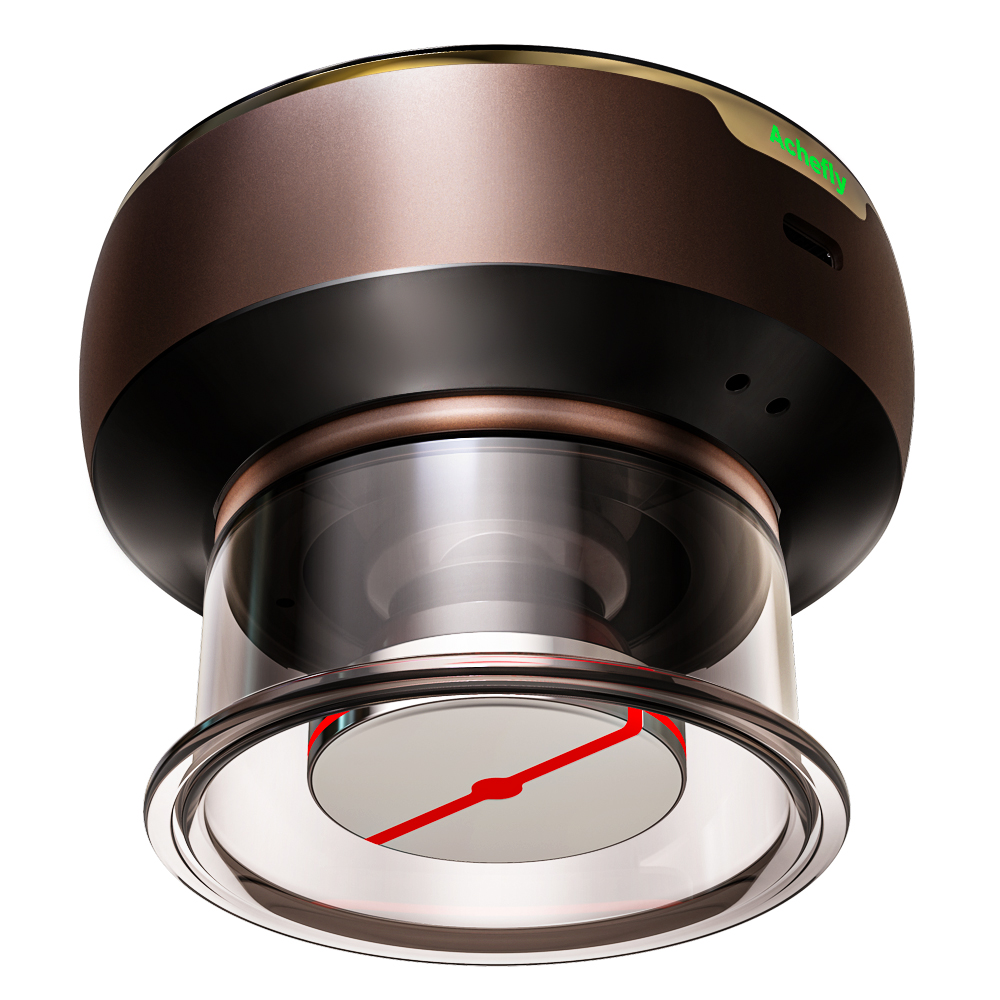 AcheFly перезаряжаемый маленький многофункциональный электрический скребковый массажер Гуаша физиотерапевтическое оборудование для лица Smart Chpping