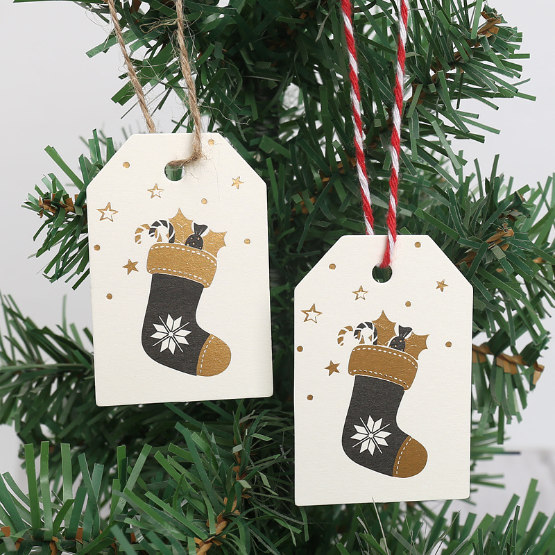 Christmas Stocking Hangtag Cards, 100 Pieces, picture 2 of 4