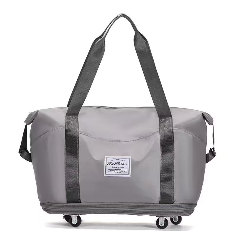 Title 10, Large Capacity Travel Bag Folding Dry Wet Separ...