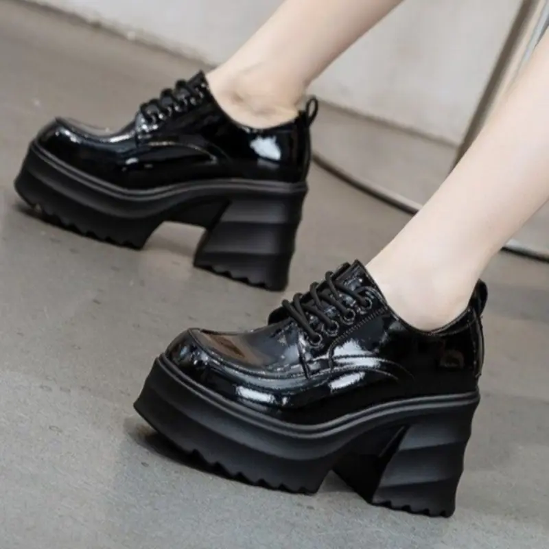 Fashion Mary Jane Shoes Spring And Autumn New Women's Platform Casual Pumps
