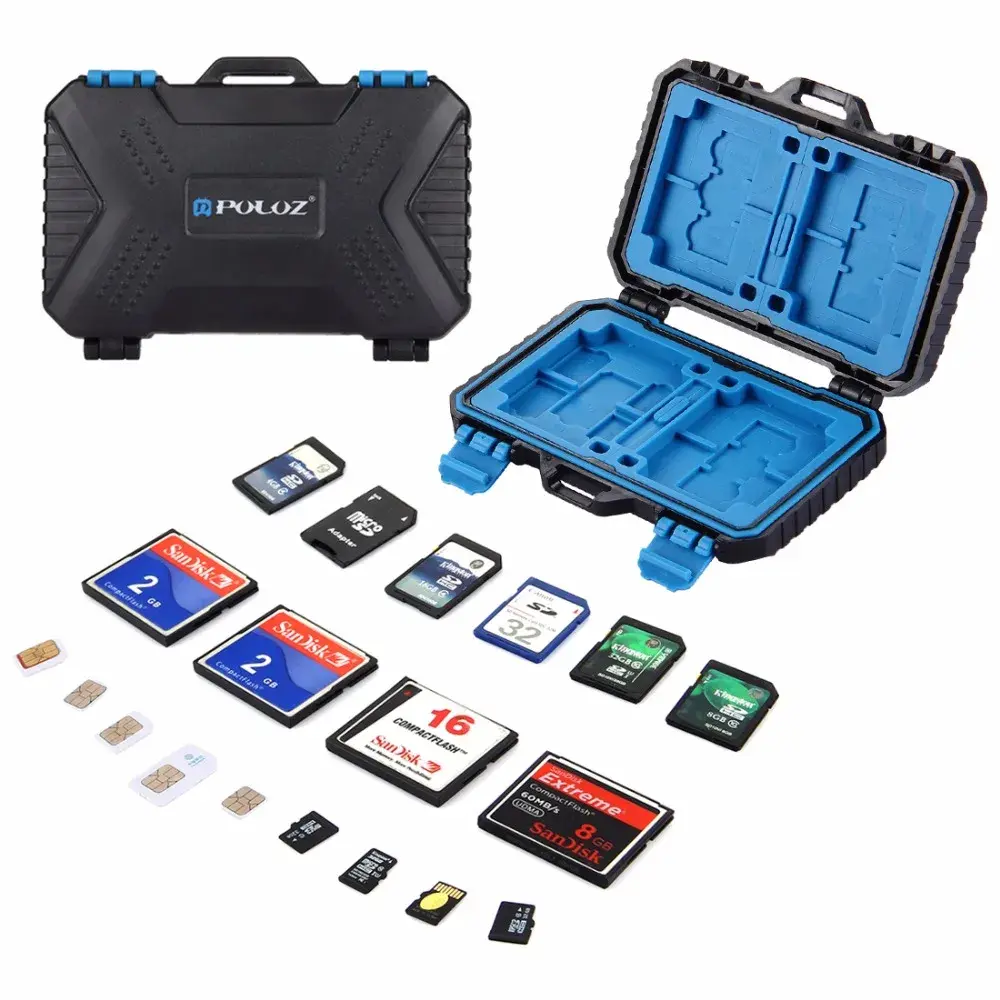 Fat Cow Camera Storage Cassette Waterproof Memory Card Storage Box