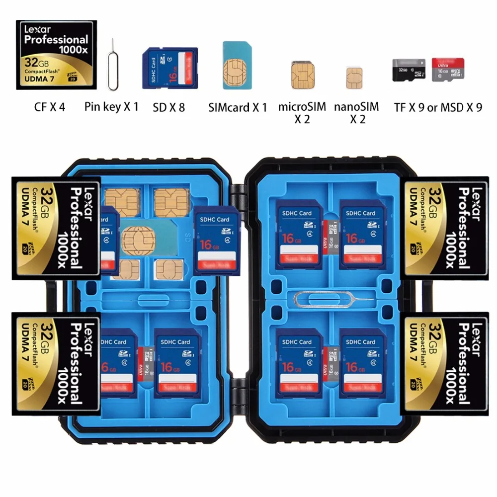 Fat Cow Camera Storage Cassette Waterproof Memory Card Storage Box - Image 20