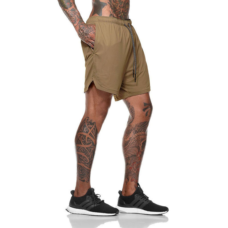 Title 17, Shorts de hombre con doble malla para mayor com...