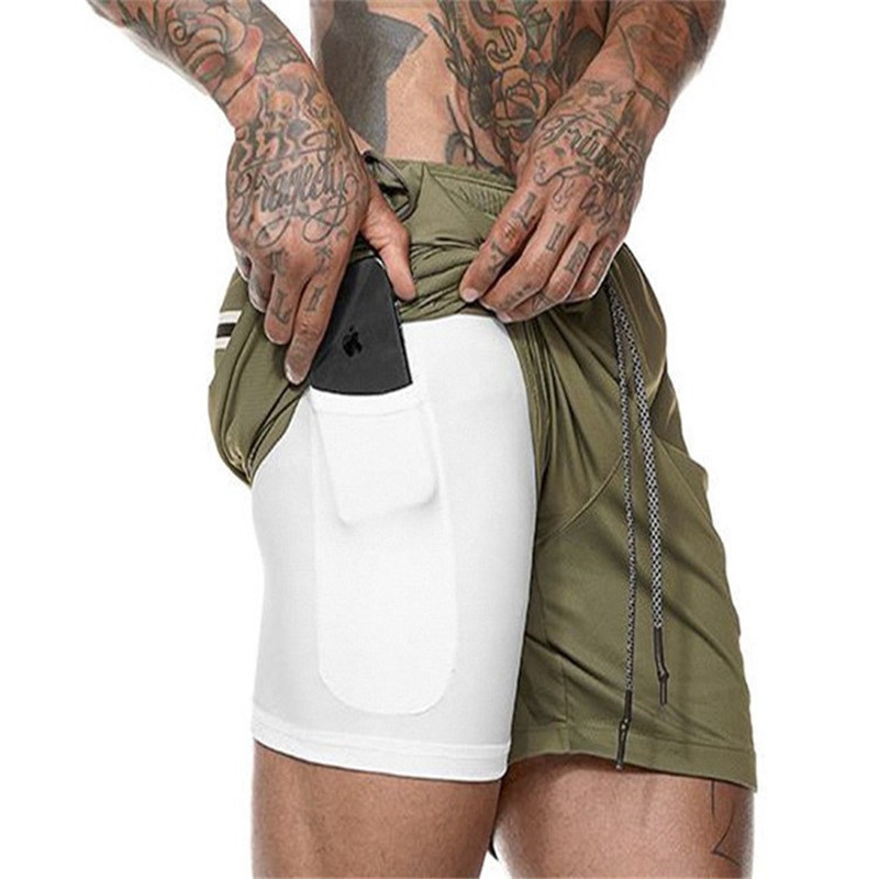 Title 21, Shorts de hombre con doble malla para mayor com...