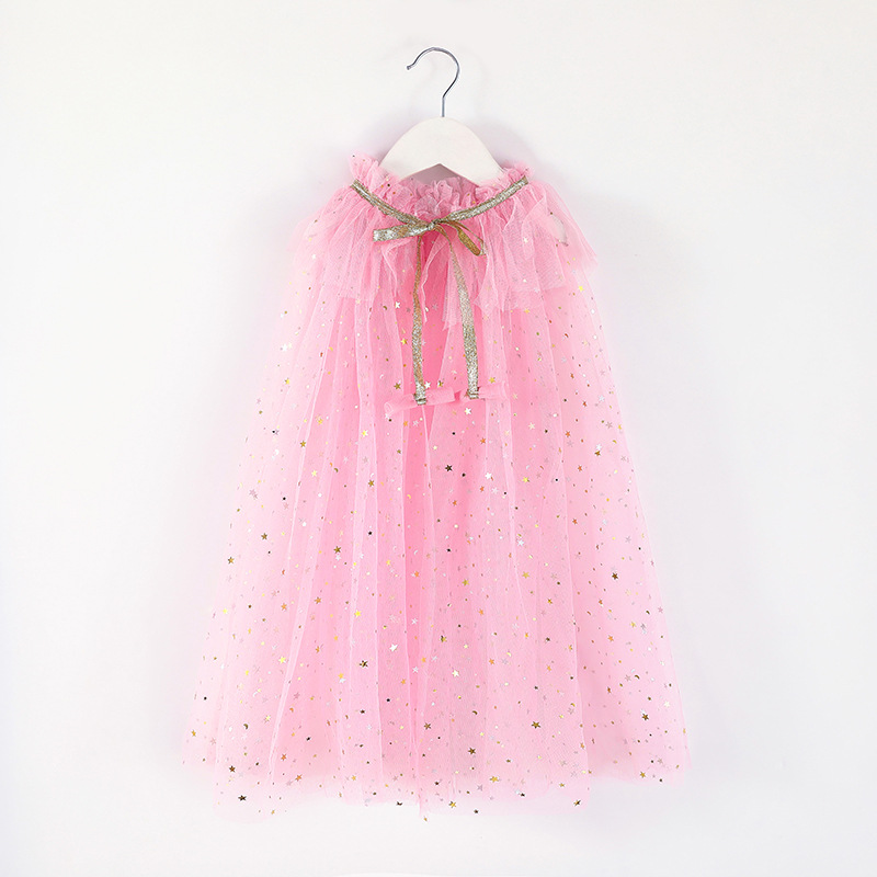 Children's Sequined Ball Net Christmas Cloak