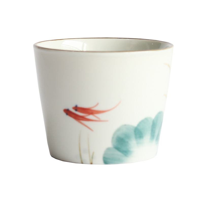 Title 1, Japanese Ceramic Straight Cup for Beverages. En...