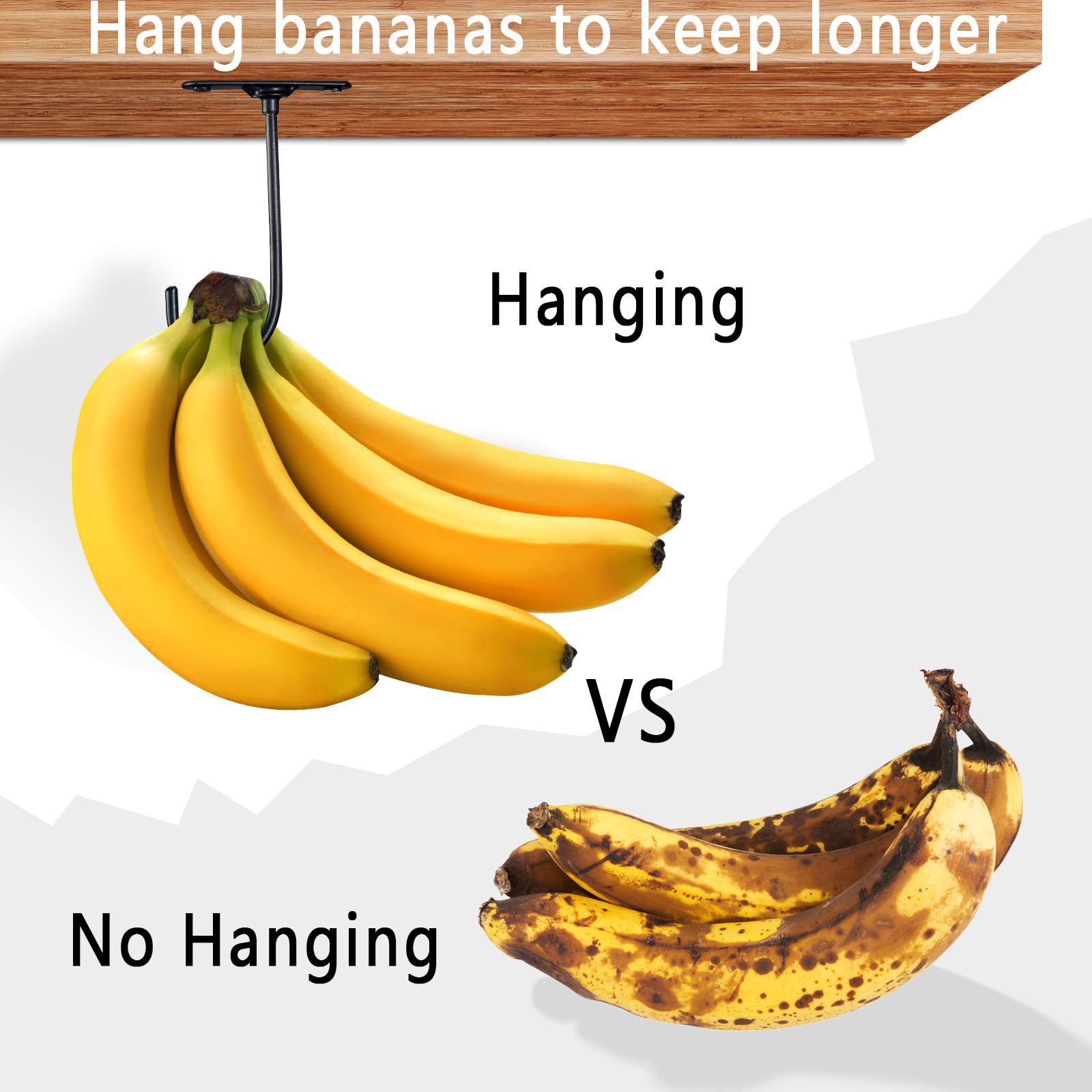 Title 1, Kitchen Gadget Banana Hook Hanging Banana Stora...